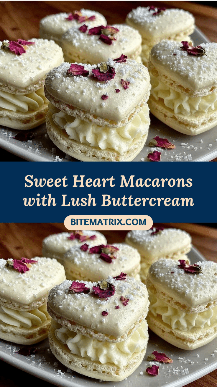 heart shaped macarons recipe