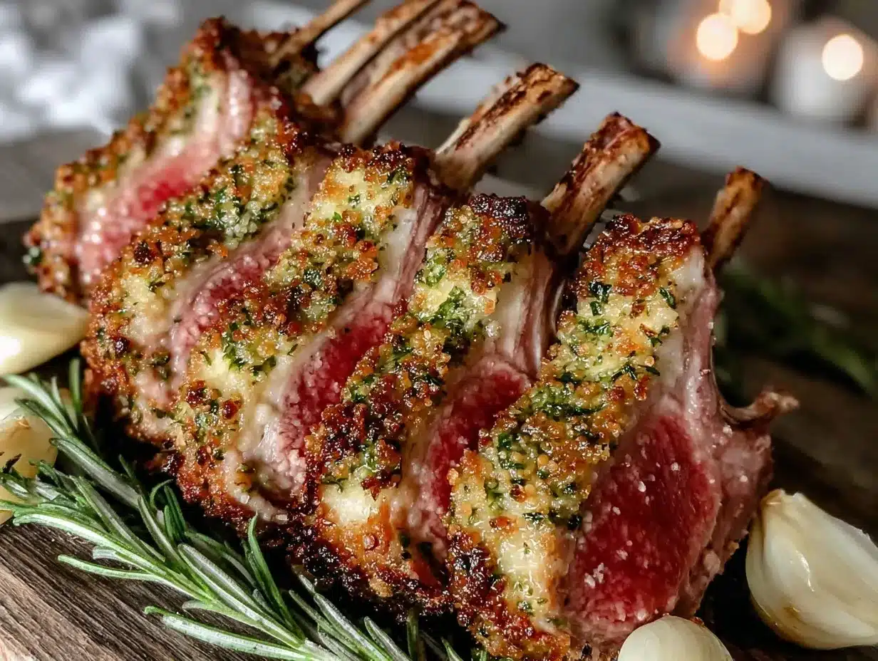 herb crusted rack of lamb preparation steps