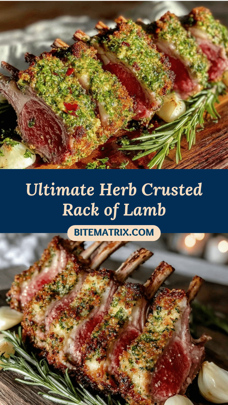 herb crusted rack of lamb recipe