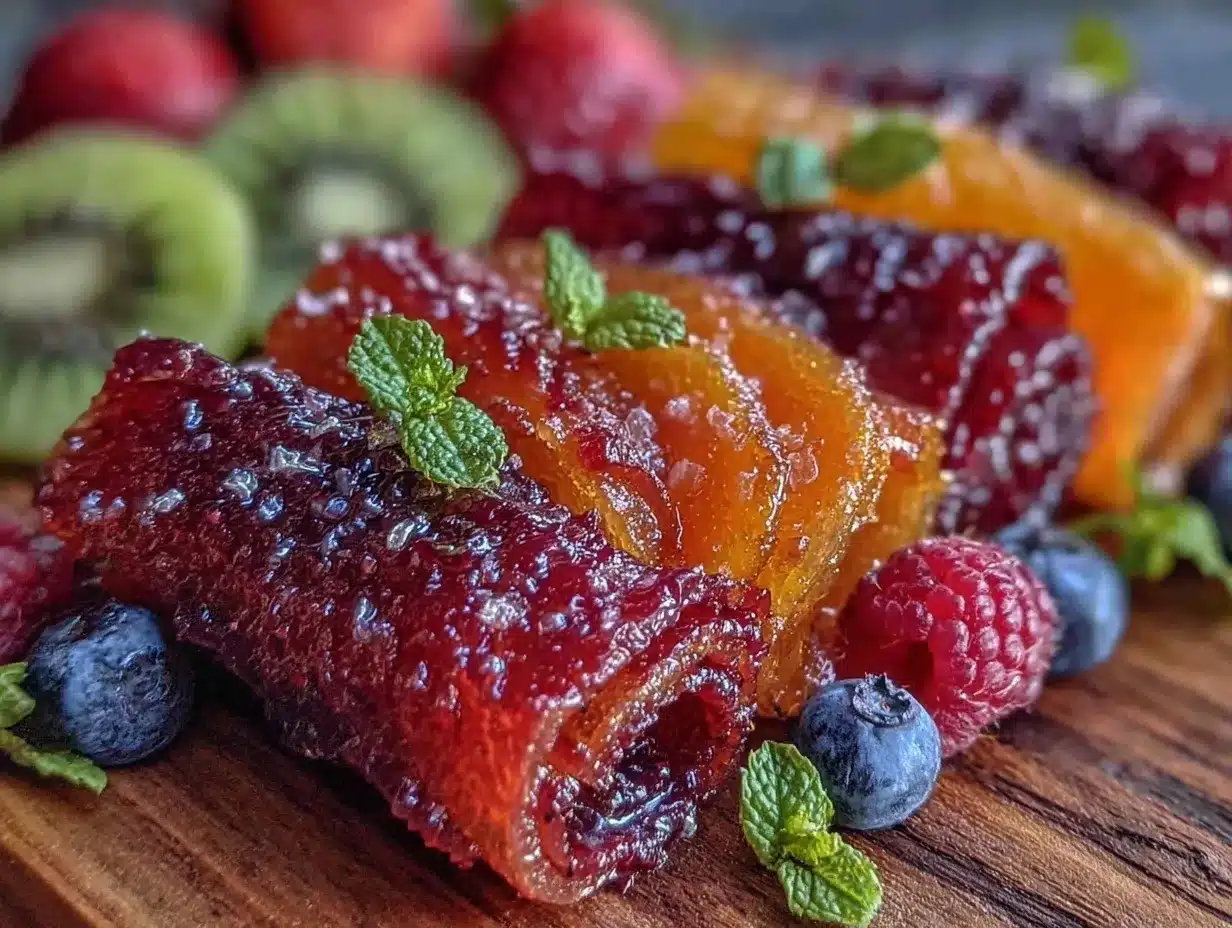 homemade fruit by the foot recipe preparation steps