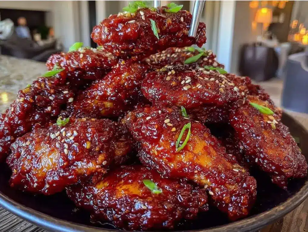 Korean fried chicken wings - featured image