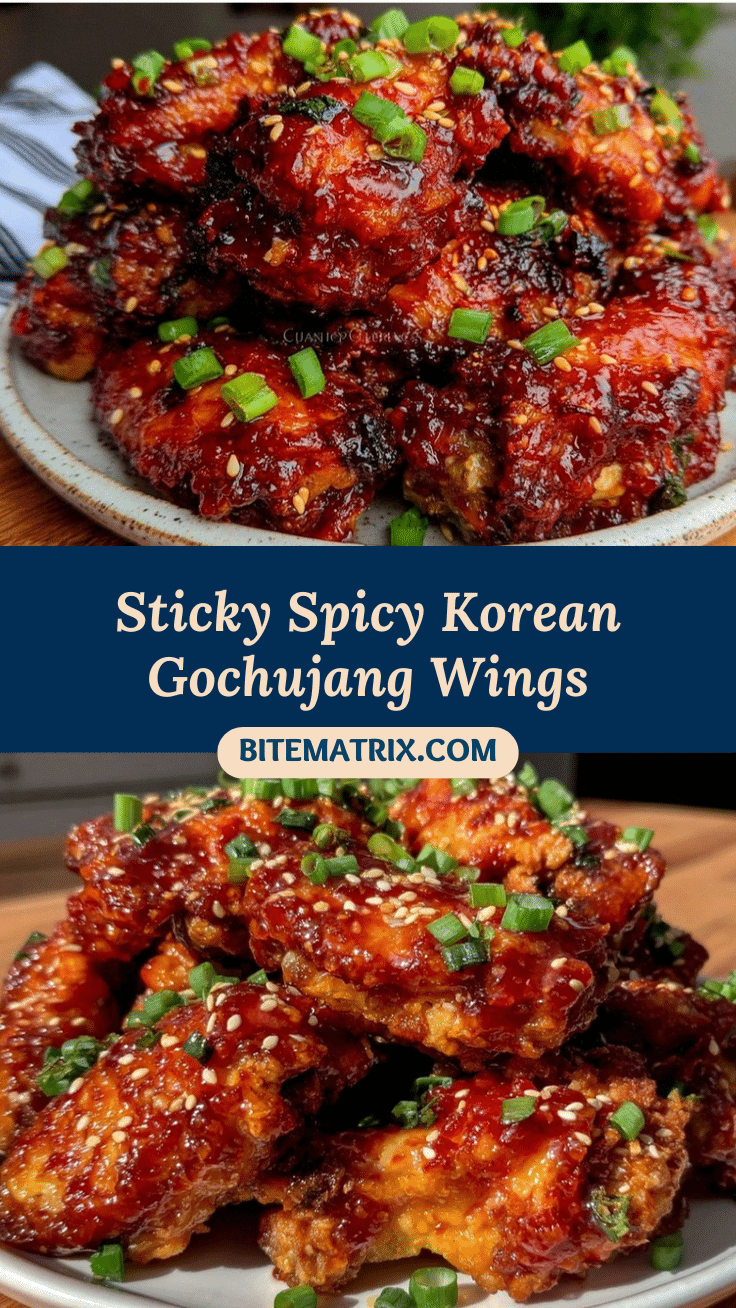 Korean gochujang wings recipe