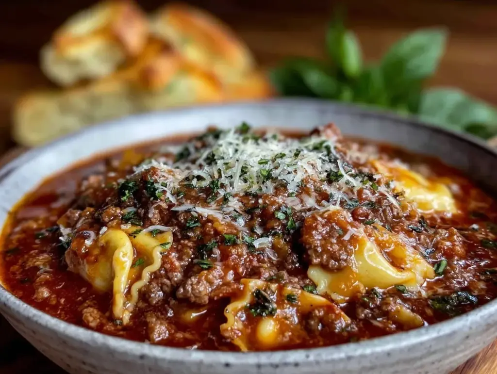 lasagna soup recipe - featured image