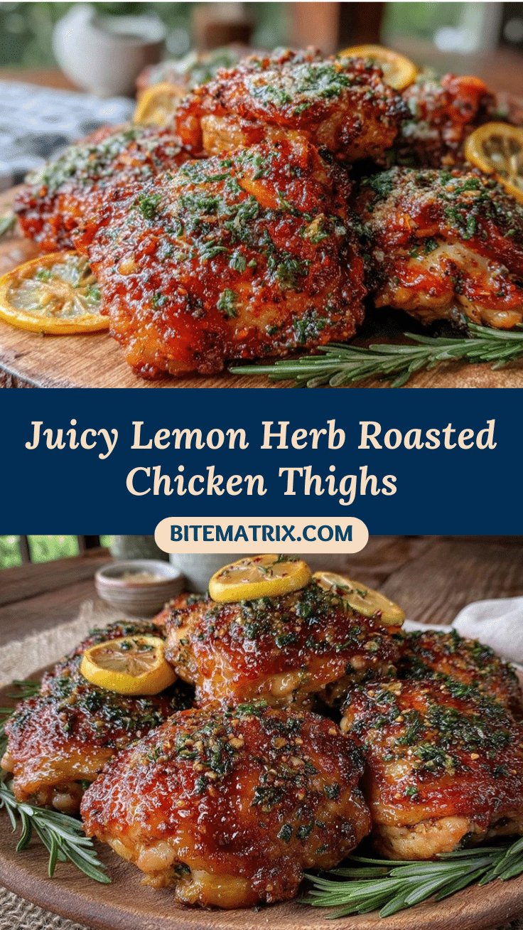 lemon herb roasted chicken thighs recipe