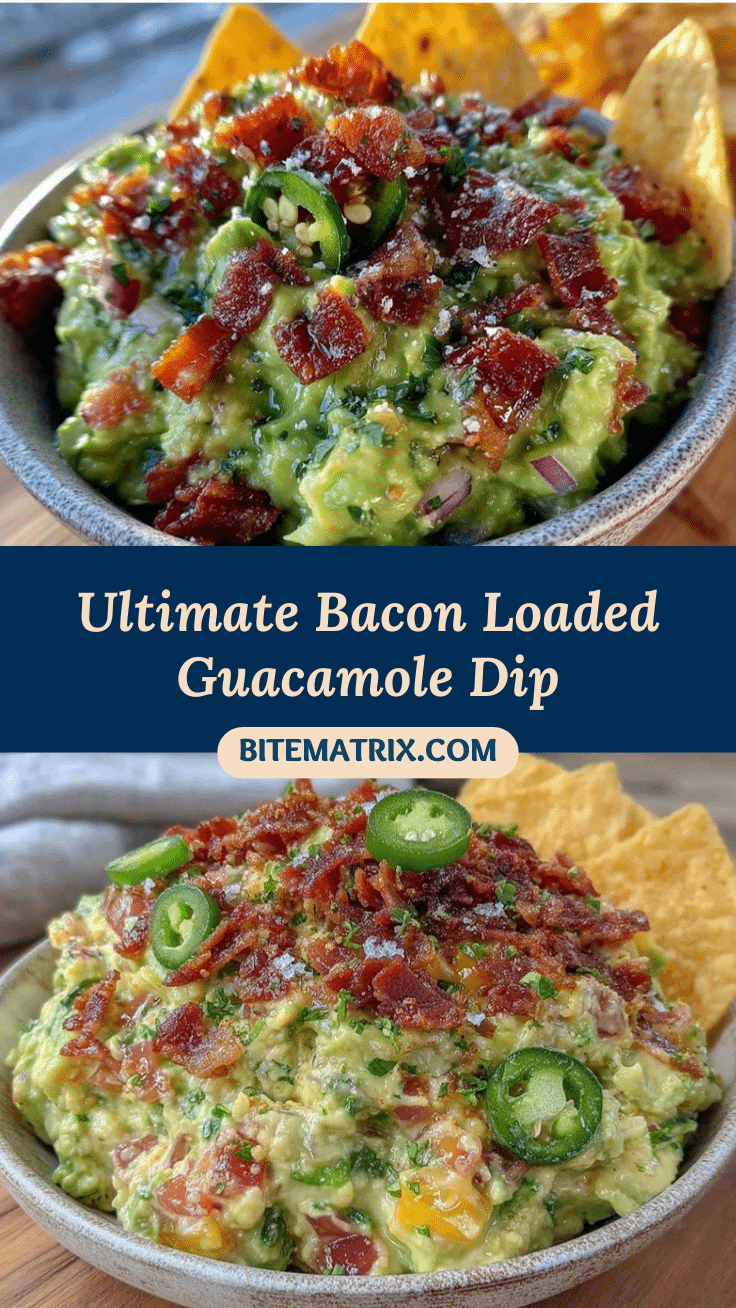 loaded guacamole with bacon recipe