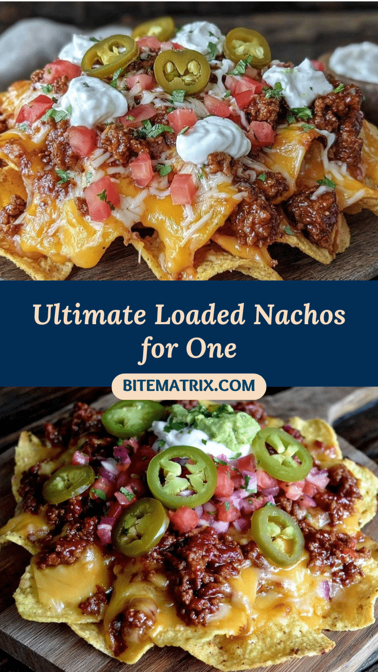 loaded nachos for one recipe