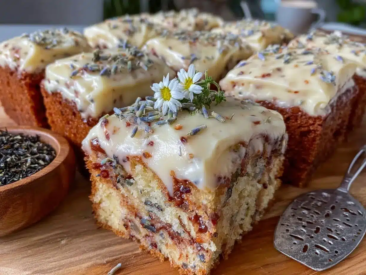 London Fog Cake preparation steps