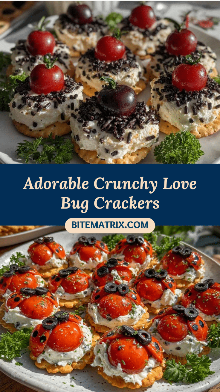 love bug ladybug crackers recipe