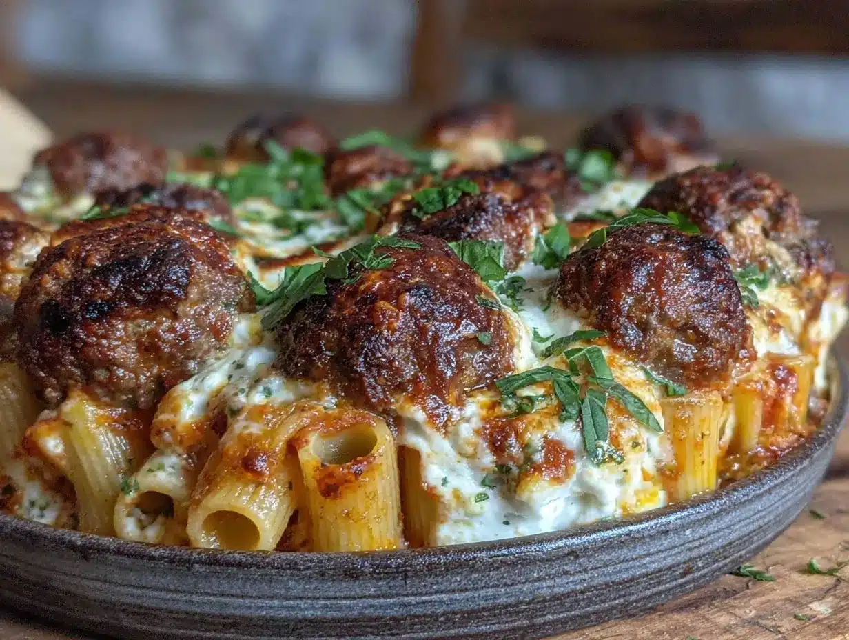 meatball casserole preparation steps