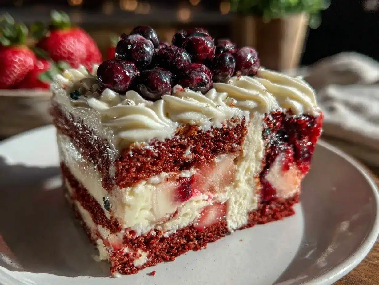 patriotic flag cake recipe preparation steps