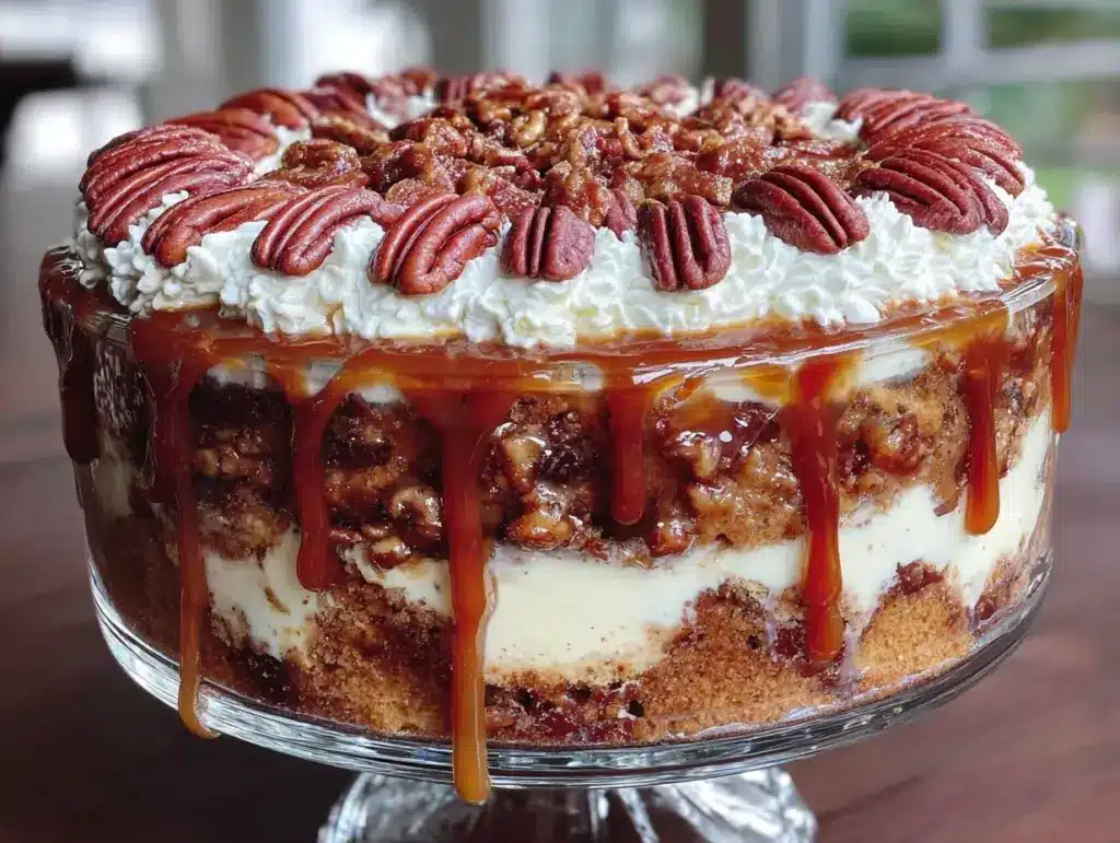 Pecan Pie Cheesecake Trifle - featured image