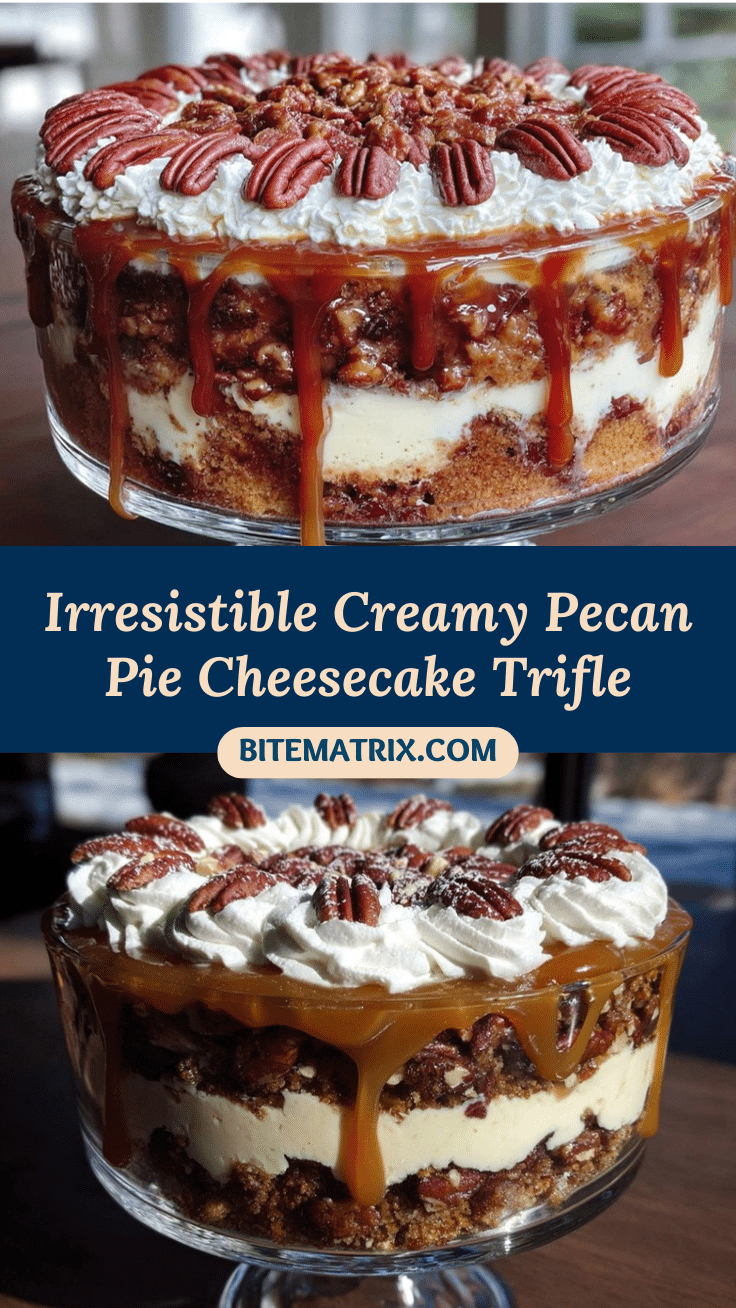 Pecan Pie Cheesecake Trifle recipe