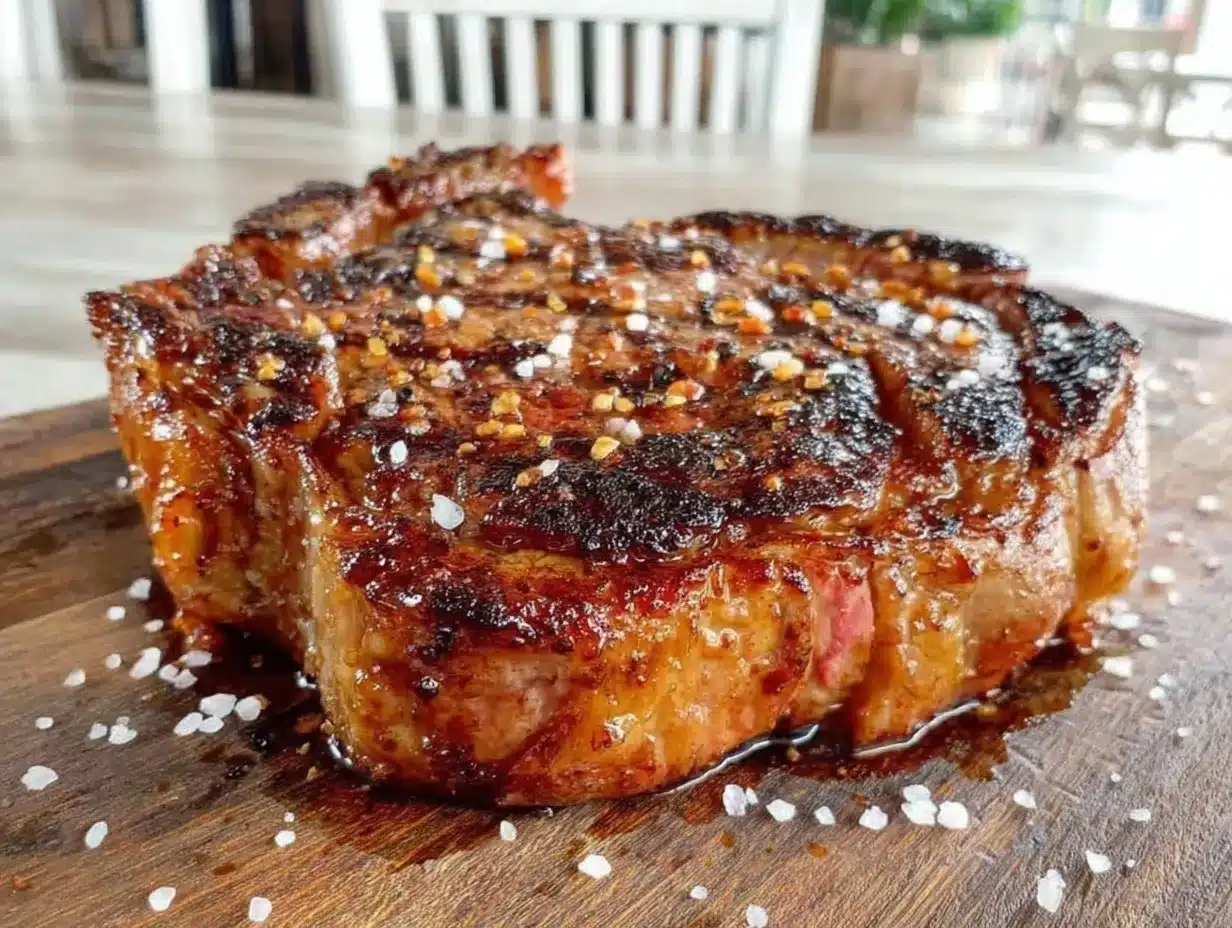 Perfect Dad’s Ribeye Steak preparation steps