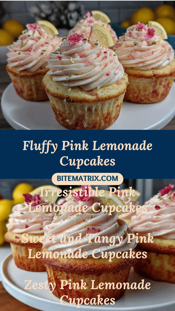 Pink Lemonade Cupcakes recipe