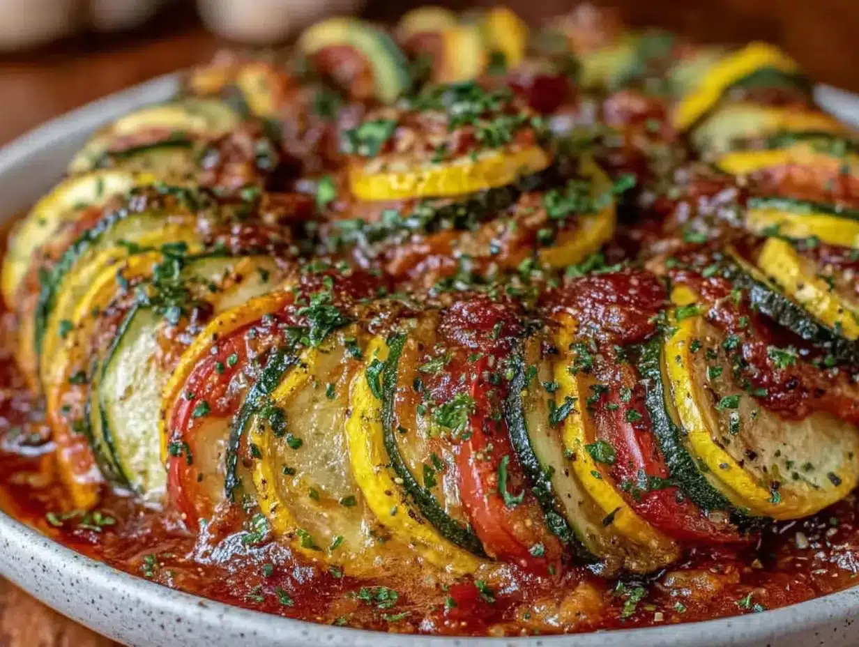 Pixar-Style Ratatouille Recipe preparation steps