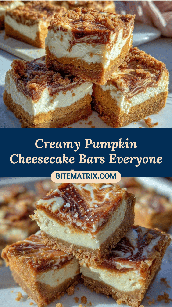 pumpkin cheesecake bars recipe