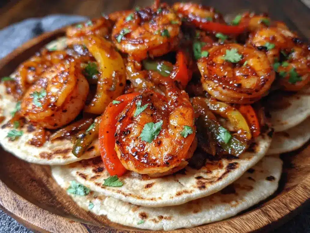 quick 30-minute shrimp fajitas - featured image