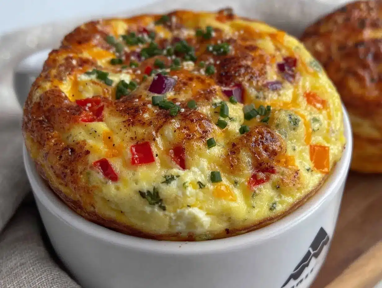 quick fluffy mug omelet recipe preparation steps