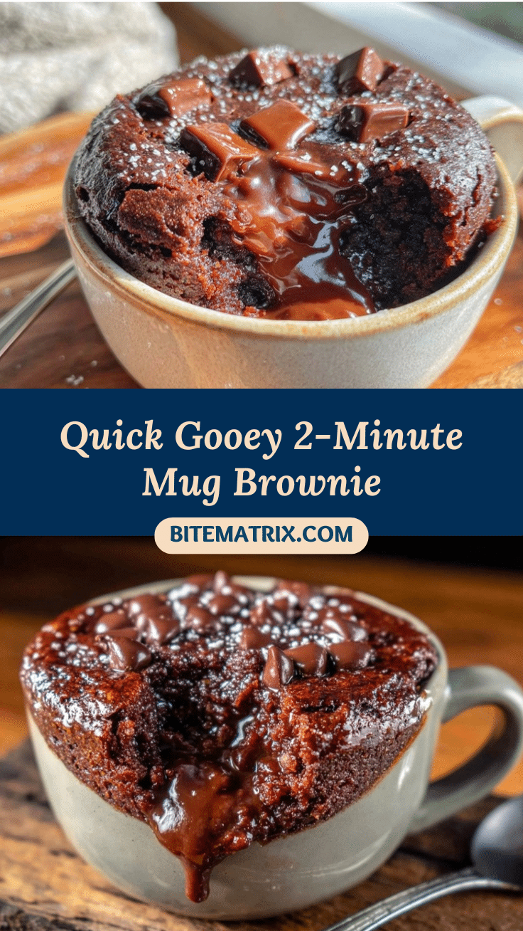 quick gooey mug brownie recipe