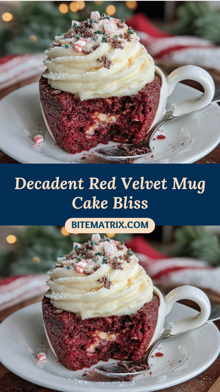 red velvet mug cake for one recipe