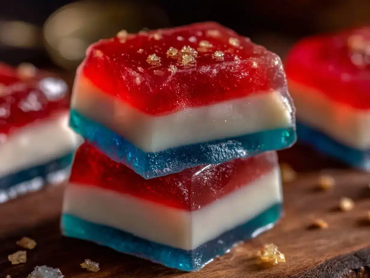red white blue jello shots preparation steps