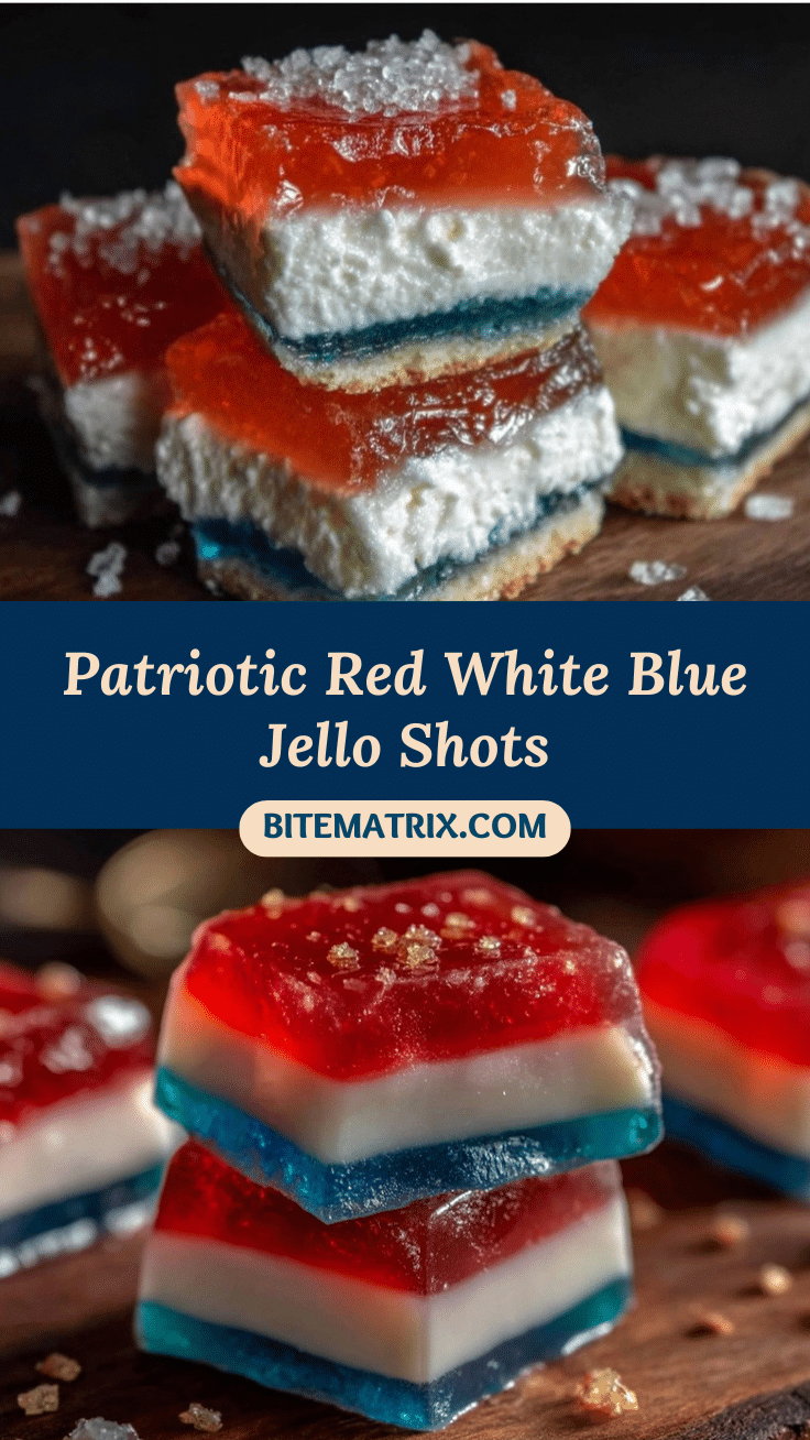 red white blue jello shots recipe