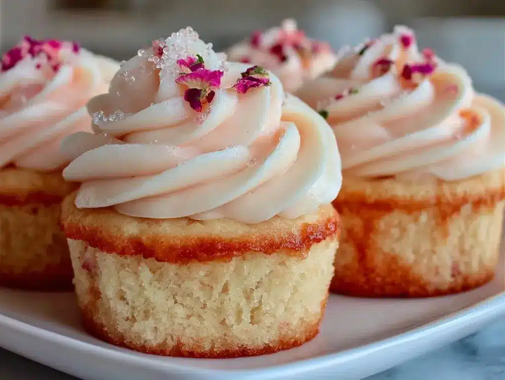 rosé cupcakes - featured image