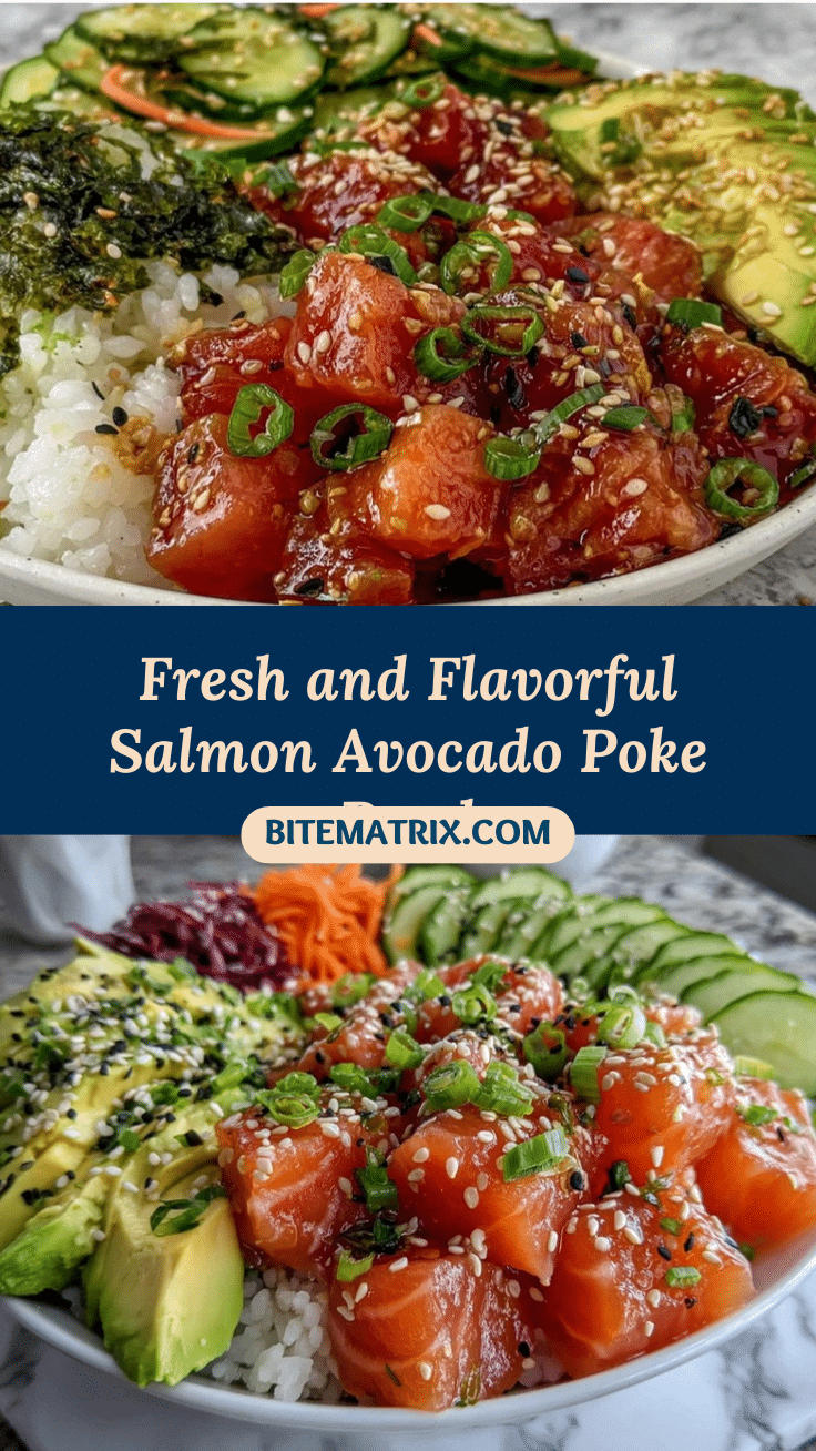salmon avocado poke bowl recipe