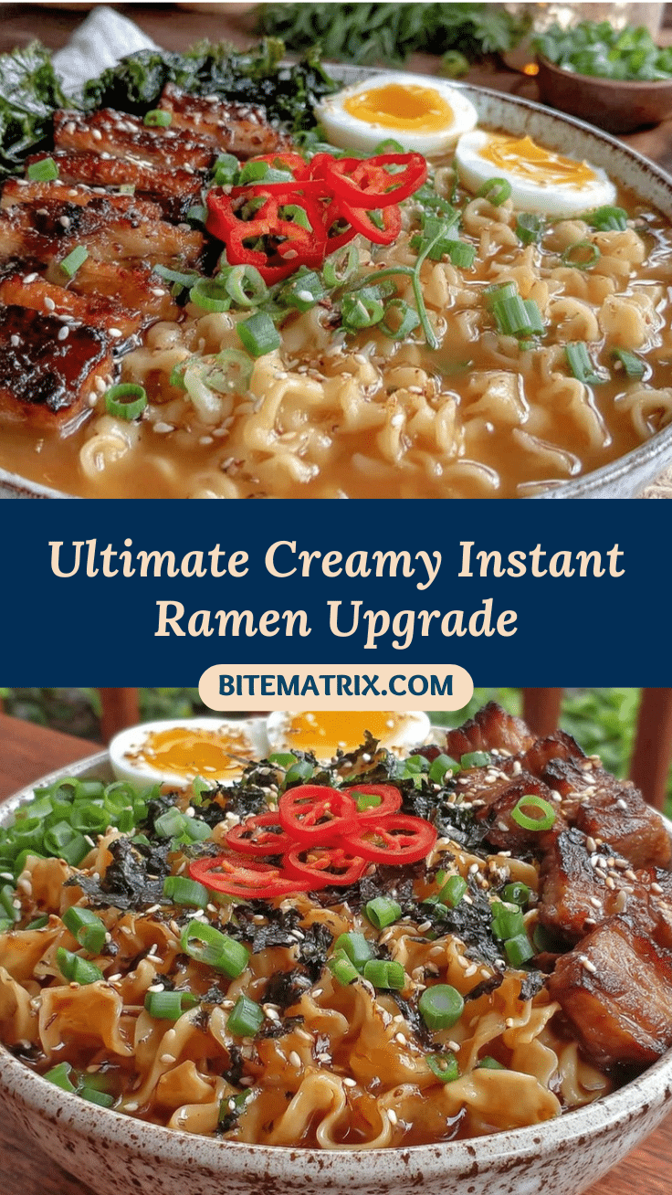 savory instant ramen upgrade recipe