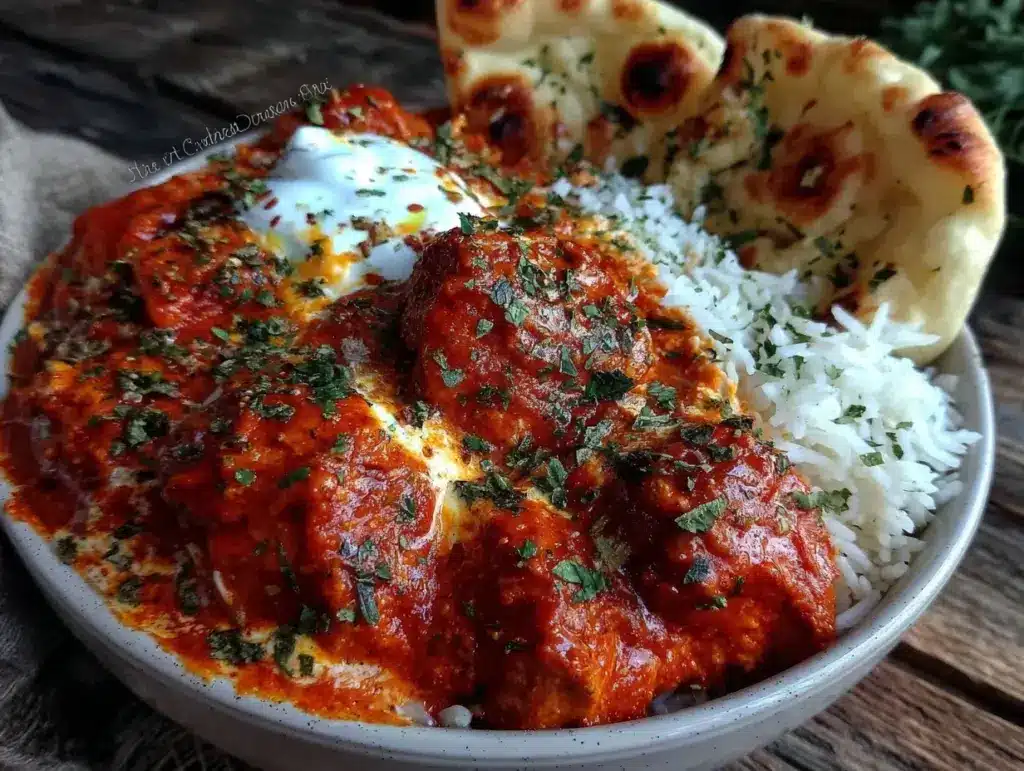 slow cooker chicken tikka masala - featured image