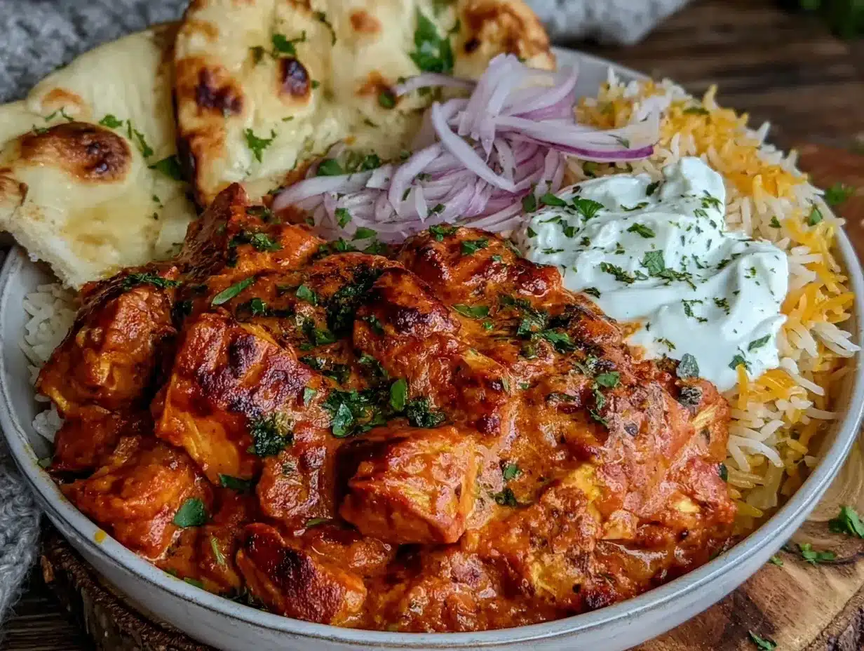 slow cooker chicken tikka masala preparation steps