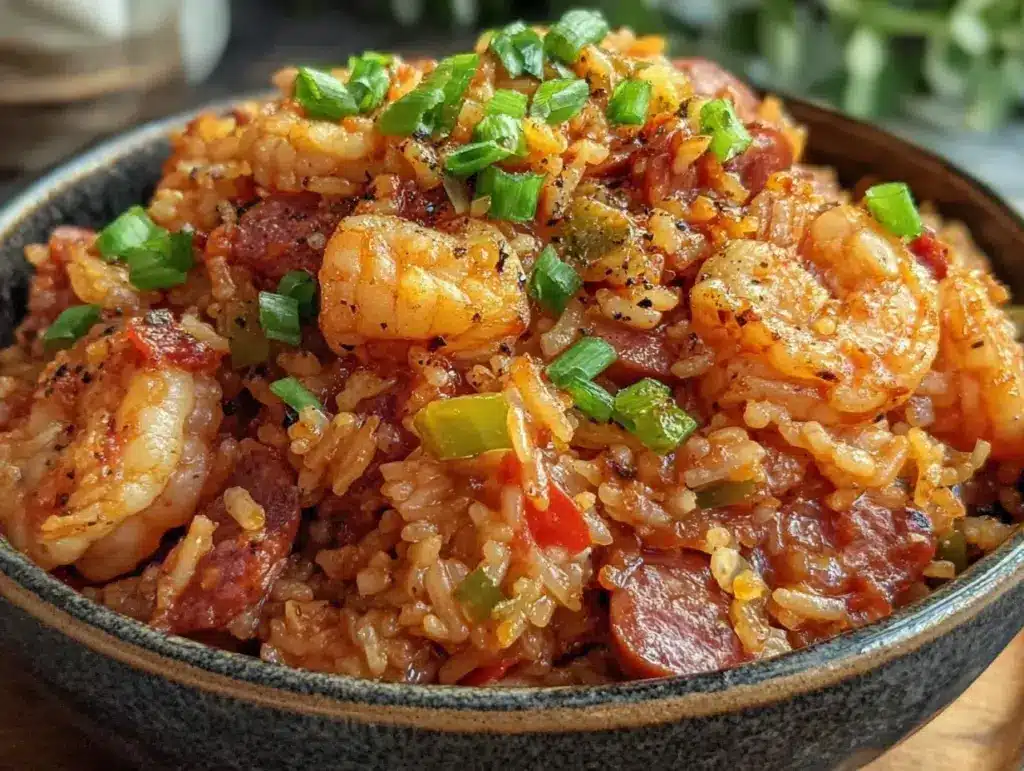 slow cooker jambalaya - featured image