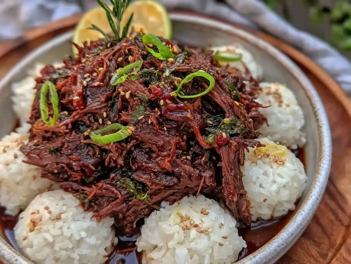 slow cooker Korean beef preparation steps