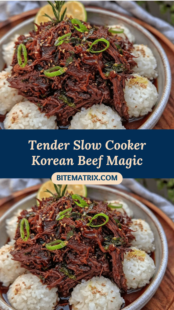 slow cooker Korean beef recipe