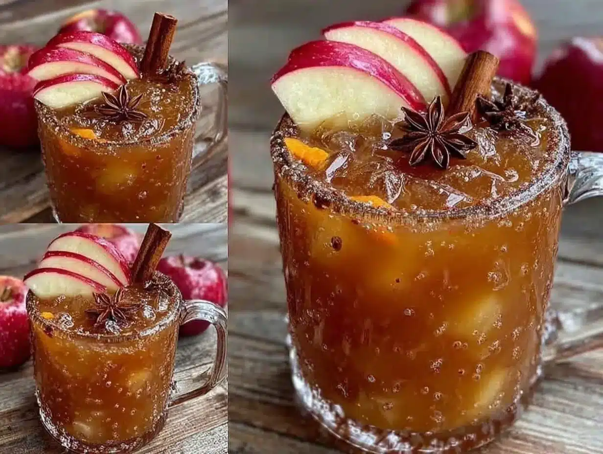 spiked apple cider with bourbon preparation steps