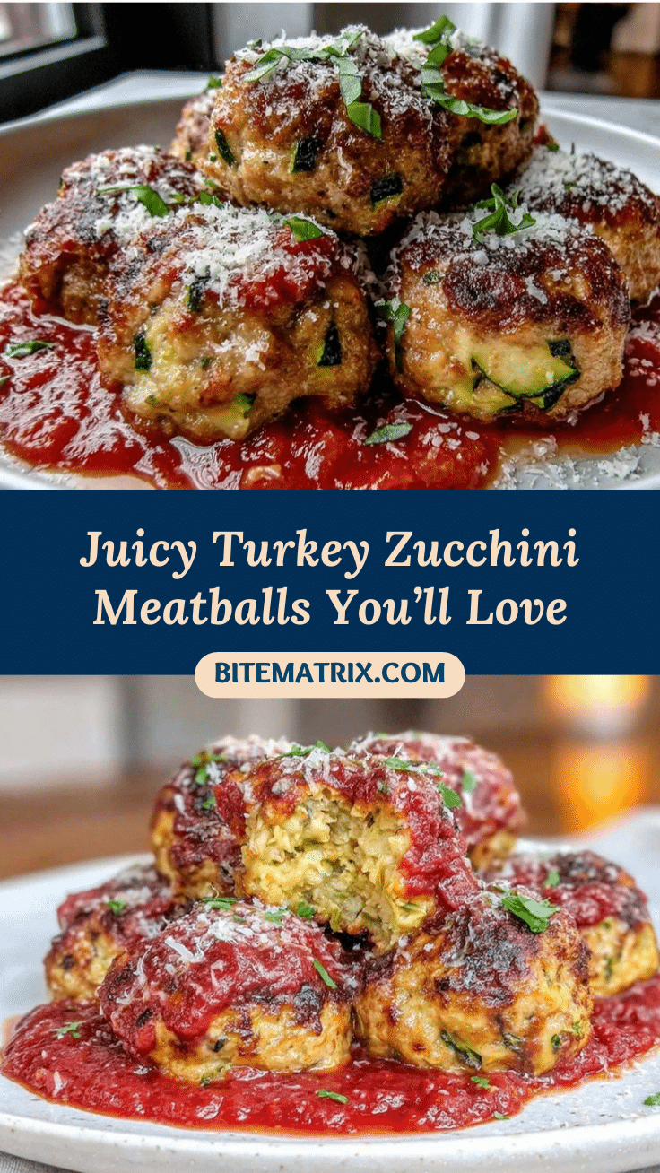 turkey zucchini meatballs recipe
