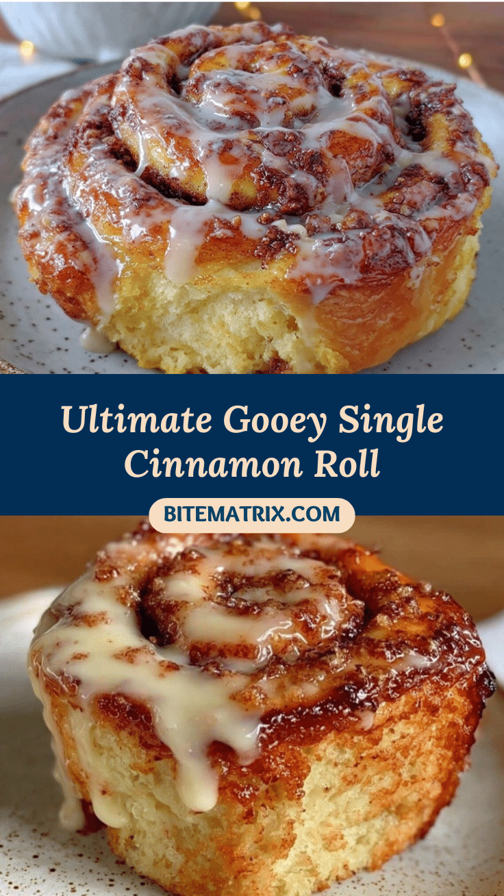 ultimate gooey single cinnamon roll recipe recipe