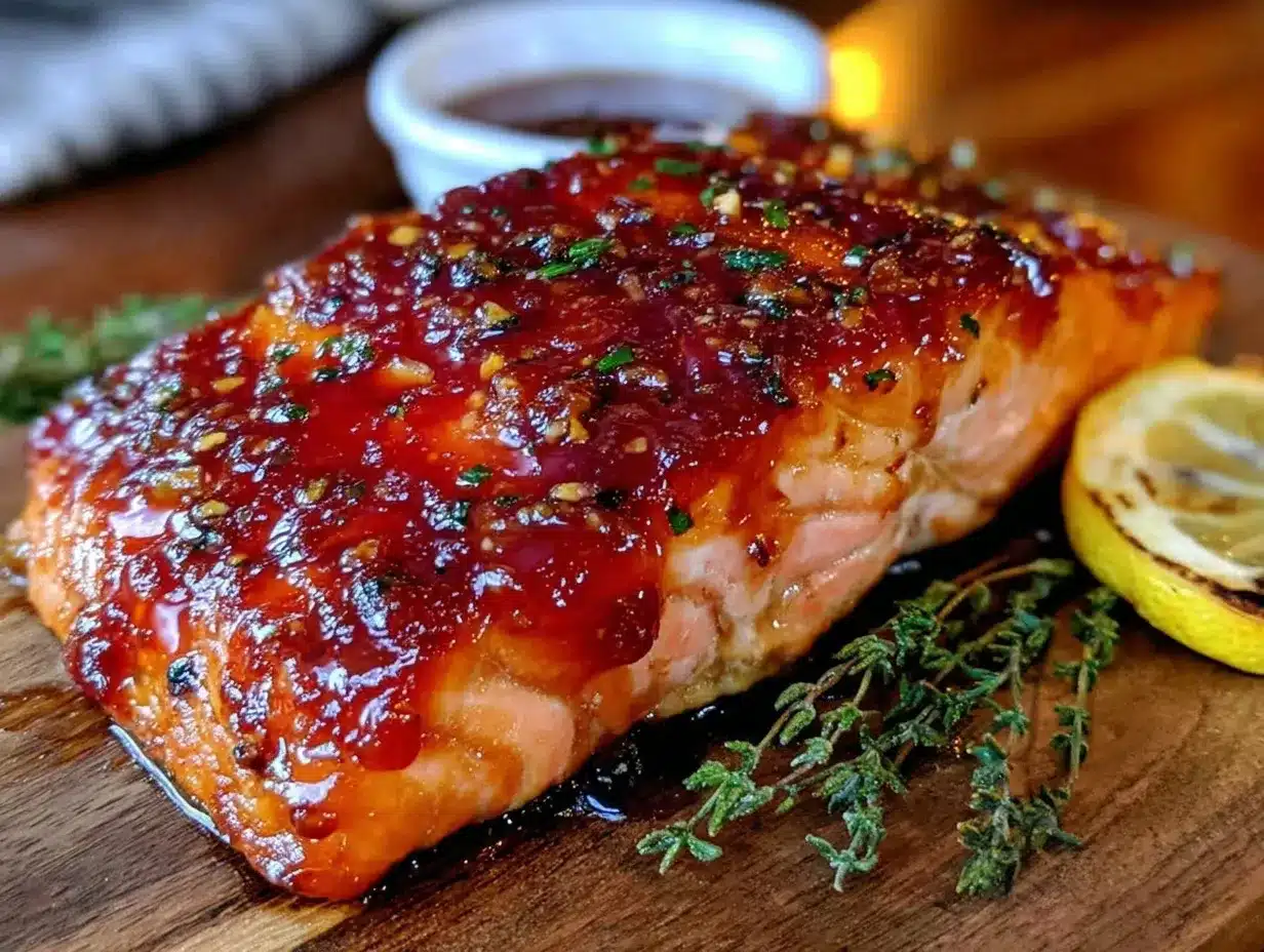 whiskey glazed salmon preparation steps