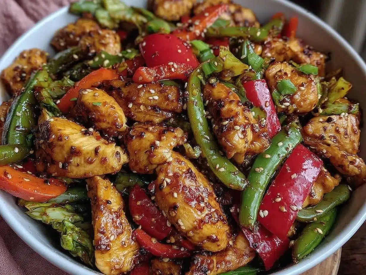 Whole30 chicken stir-fry preparation steps