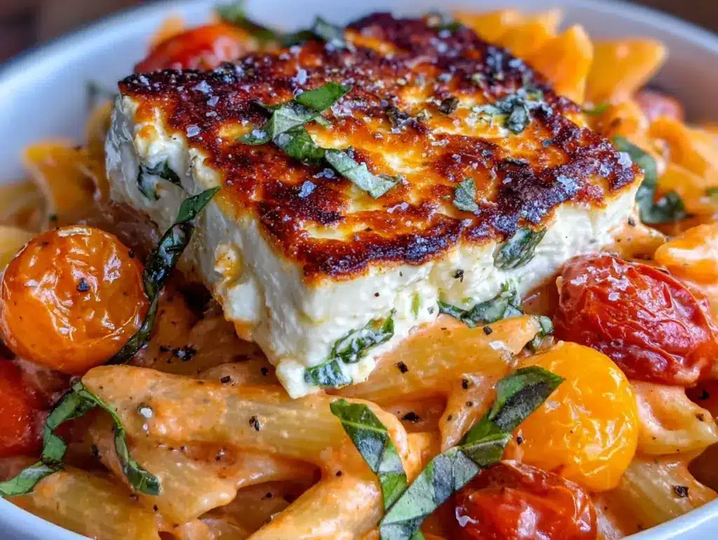 baked feta pasta - featured image