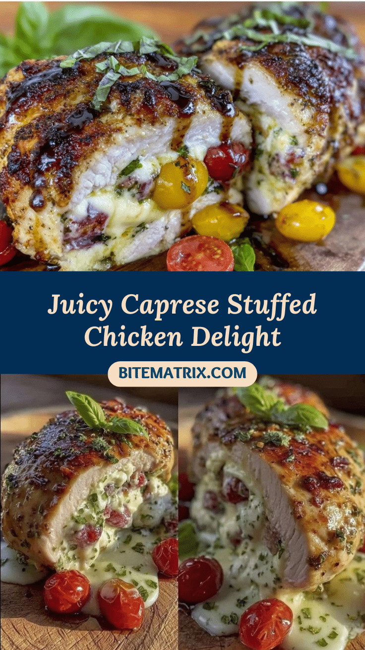 caprese stuffed chicken recipe