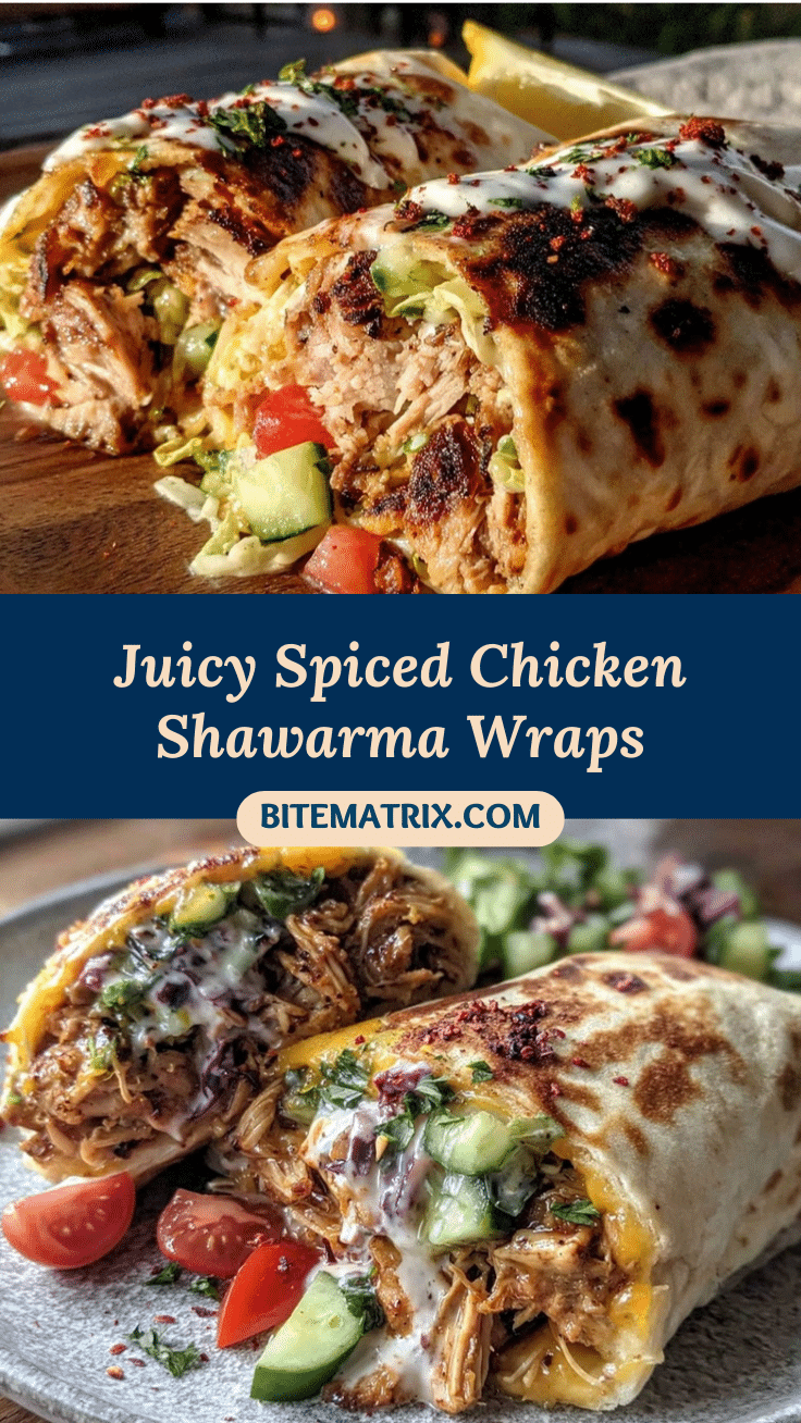 chicken shawarma wraps recipe