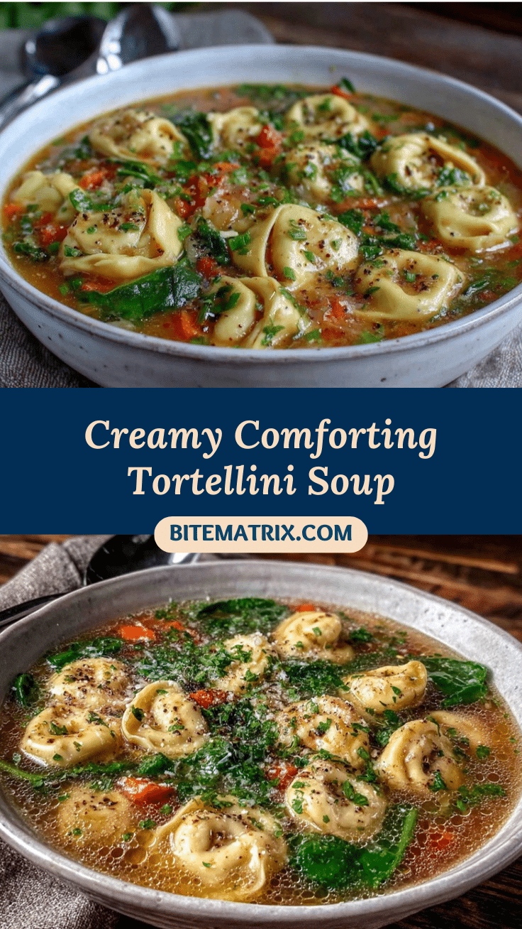 comforting tortellini soup recipe