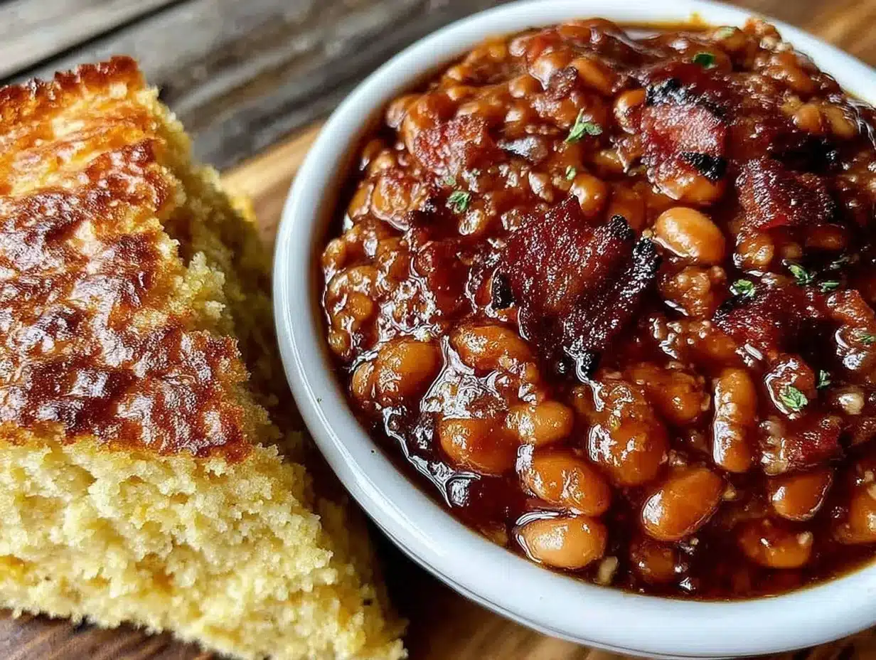 cozy beans and golden cornbread recipe preparation steps