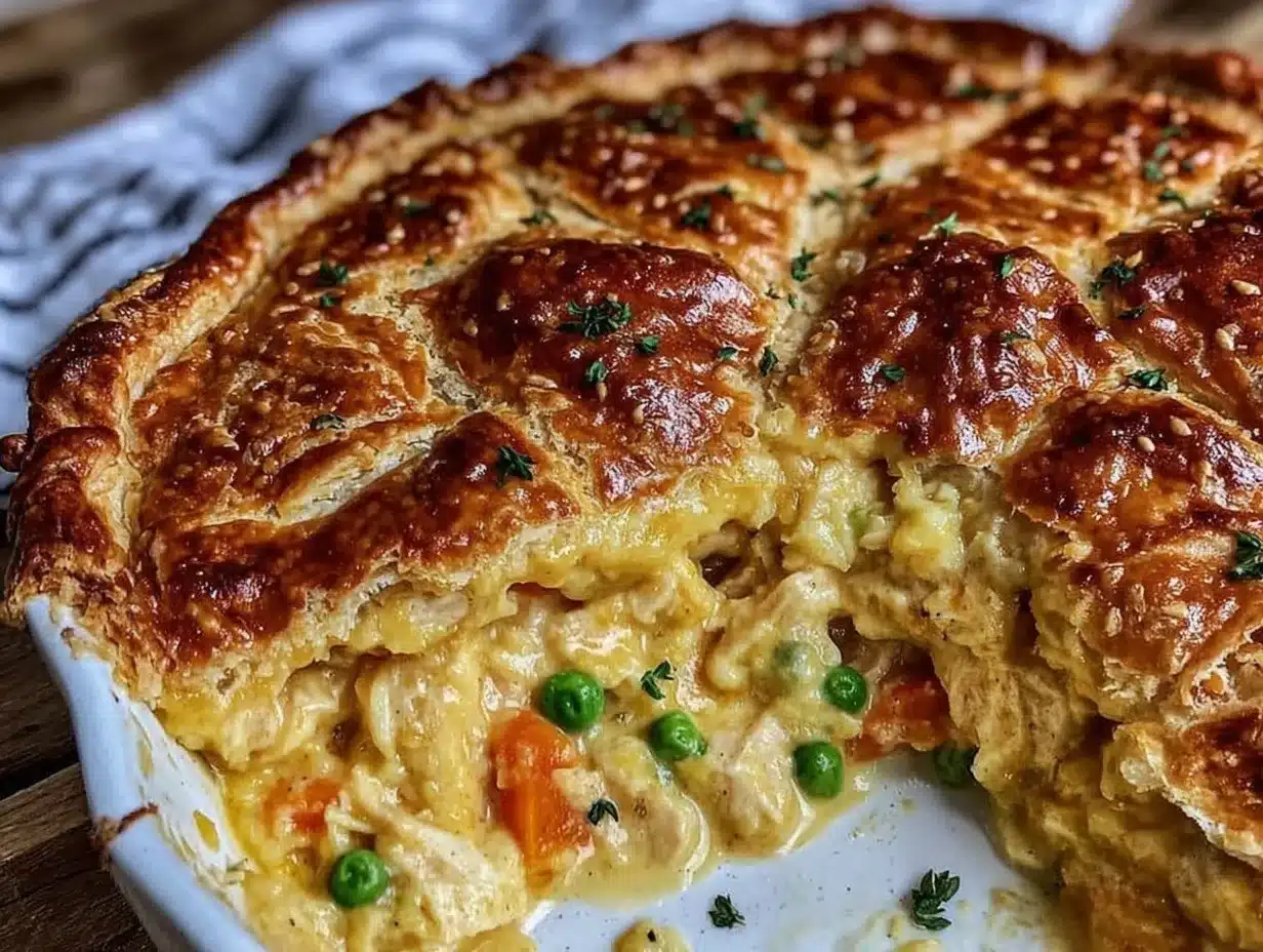 cozy chicken pot pie preparation steps