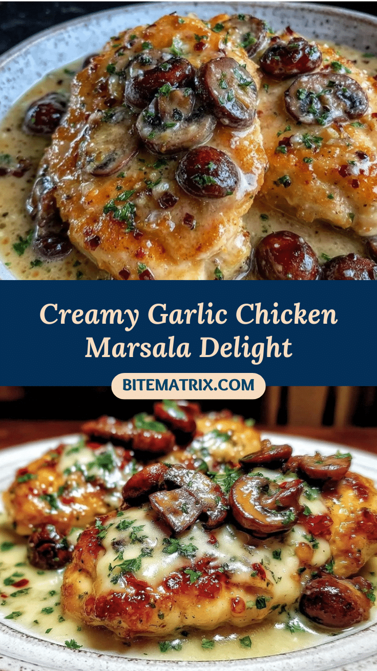 creamy chicken marsala recipe