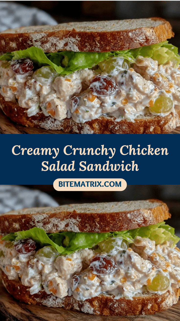 creamy chicken salad sandwich recipe