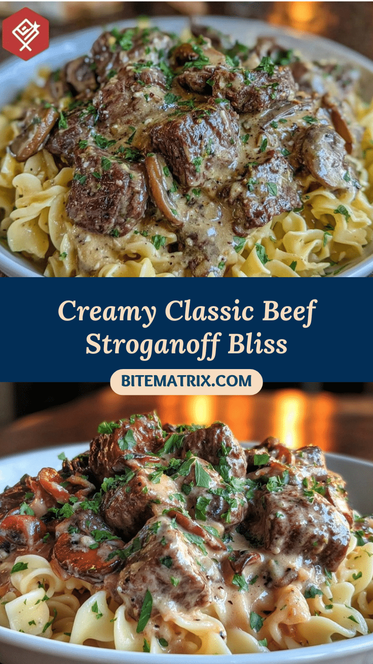 creamy classic beef stroganoff recipe