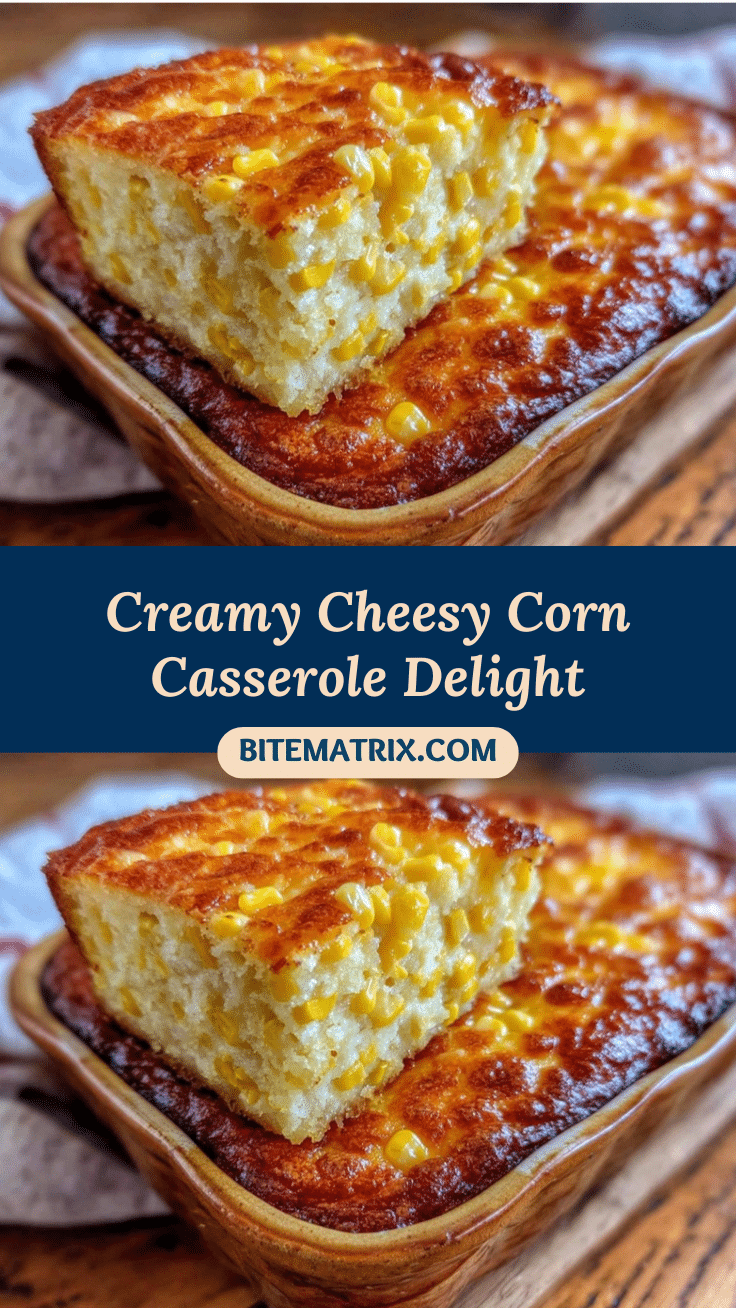 creamy corn casserole recipe