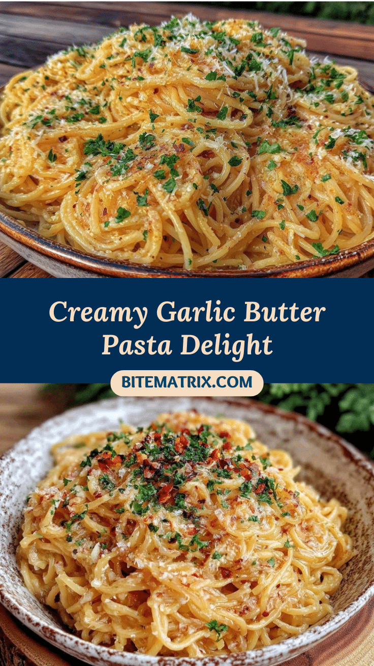 Creamy Garlic Butter Pasta recipe